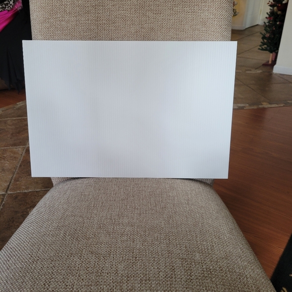 This Home Backs the Blue sign. 18" X 12" - Picture 3 of 3